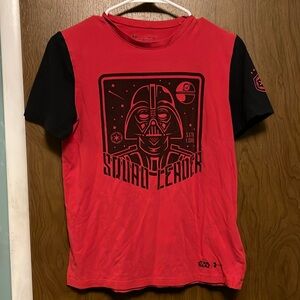 Under Armour Star Wars short sleeve shirt size L youth